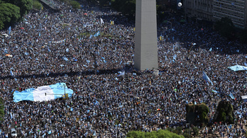 Elképesztő népünnepély vette kezdetét Argentínában Lionel Messiék győzelme után