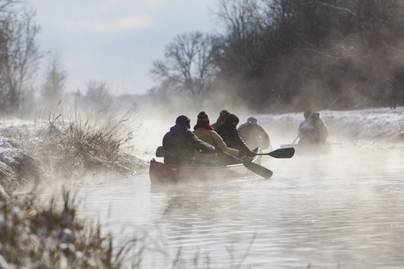 Télen sem fagy be a csodás magyar patak: mesés látvány, ahogy gőzölög a hidegben