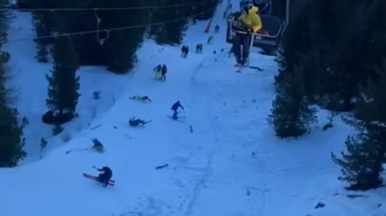 Több embert is elkaszált a meredek lejtőn lecsúszó magyar snowboardos