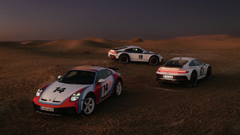 Megvan a gyári Porsche Dakar fóliák ára, a Martini csak 2,4 millió forint