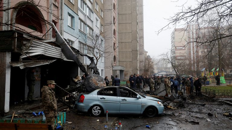 Az ukrán belügyminiszter is meghalt az óvodánál lezuhant helikopteren