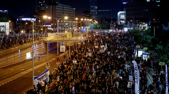 Rengetegen tüntettek Izraelben a kormány ellen