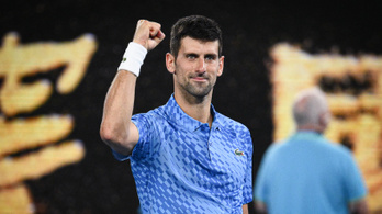 Háromszettes sikerrel folytatta melbourne-i menetelését Djokovics