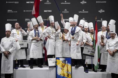 Ilyen jól néztek ki a bronzérmes magyar csapat ételei a Bocuse d'Or világdöntőjén: gyerekmenüt is készítettek