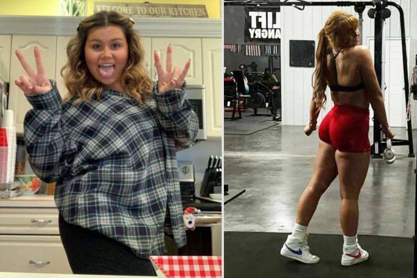 Így fogyott 76 kilót a 23 éves lány - Előtte-utána képeken mutatta meg a súlyzós edzések hatását