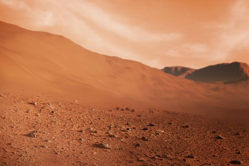 "Medvét" találtak a Marson: ilyen hihetetlenül néz ki a bolygó egyik krátere