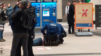 Késes támadás volt a brüsszeli metróban