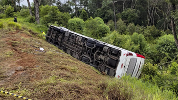 Többen meghaltak és megsérültek a brazíliai busztragédiában
