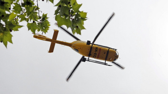 Mentőhelikopteres mentés Szabolcsban