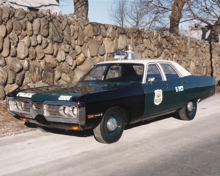 A hatvanas évek végéig zöldből és feketéből állt az NYPD autóinak a színe (fotó: NYPD)
