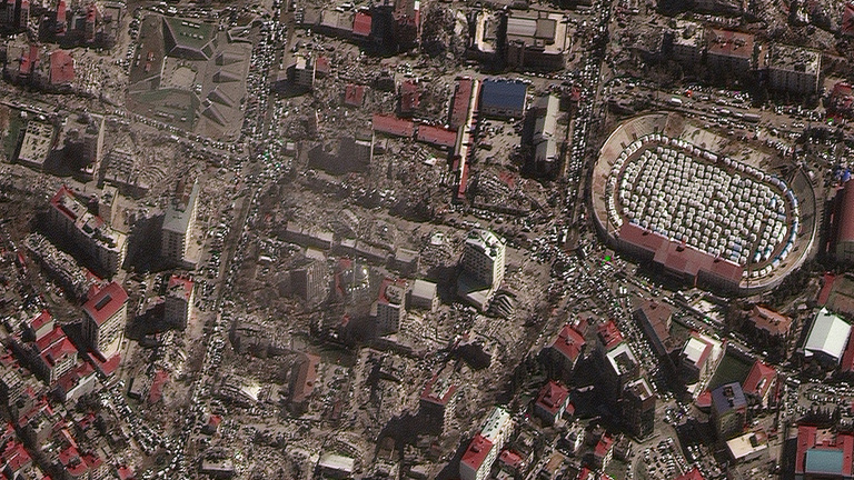 Műholdas fotókon is látszik, mekkora a pusztítás Törökországban