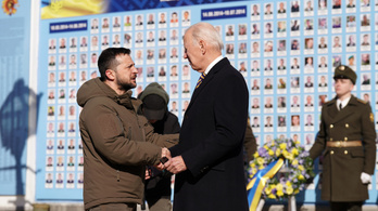 Joe Biden váratlanul Kijevbe utazott