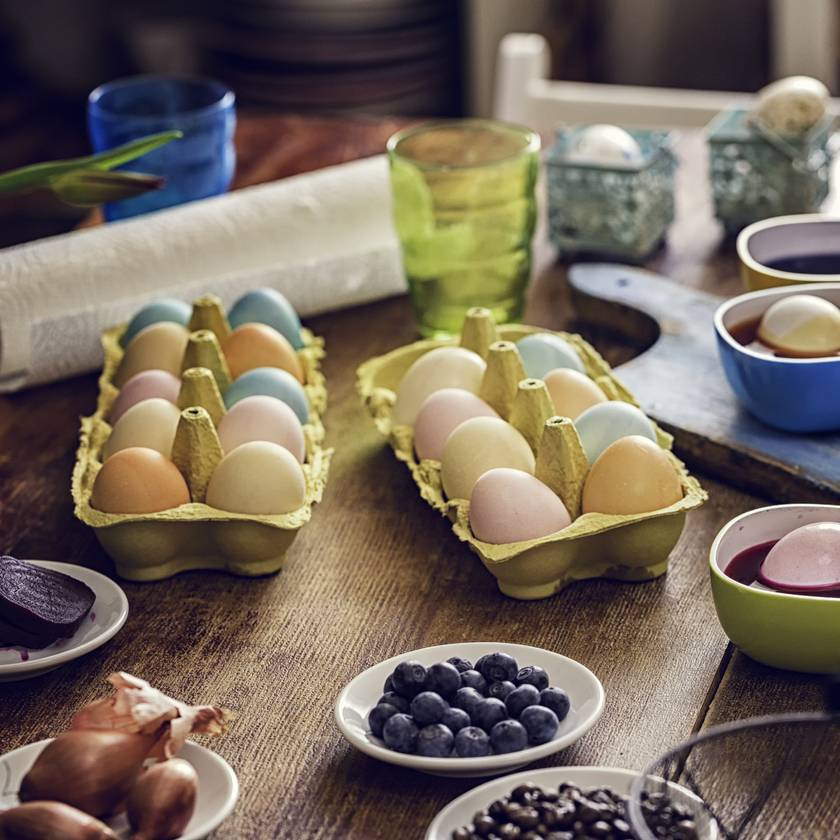 Így fess tojást kemikáliák nélkül: régóta bevált módszereket mutatunk