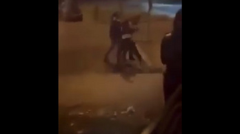 Durva tömegverekedés volt Nyíregyházán, videó készült róla