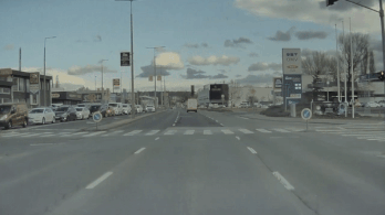 Szentendrei úti gyorsulgatás: videón a baleset