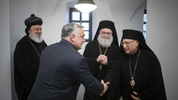 Orbán Viktor szír keresztény vezetőkkel tárgyalt