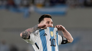 Messi életnagyságú szobrot kapott Dél-Amerikában