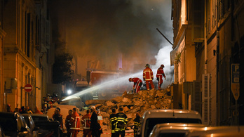 Összedőlt egy ház Marseille-ben, több sérült is van