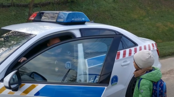 Életre szóló élményt szerzett két kisfiúnak a rendőrség Baranyában