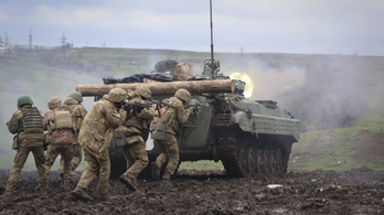 Videón az orosz tank megsemmisítése
