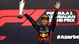 Pérez az utcák királya, briliáns hétvégéjével visszahozta a vetélkedést az F1-be