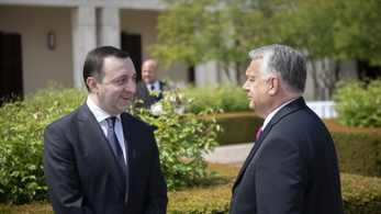 Orbán Viktor a georgiai kormányfővel tárgyalt
