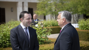 Orbán Viktor a georgiai kormányfővel tárgyalt