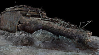 Lélegzetelállító videó készült a Titanic roncsáról