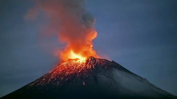 Látványos videón a hamut szóró Popocatépetl vulkán