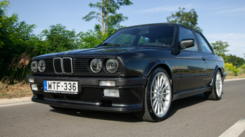 M5 motoros BMW E30, full legálisan, Magyarországon