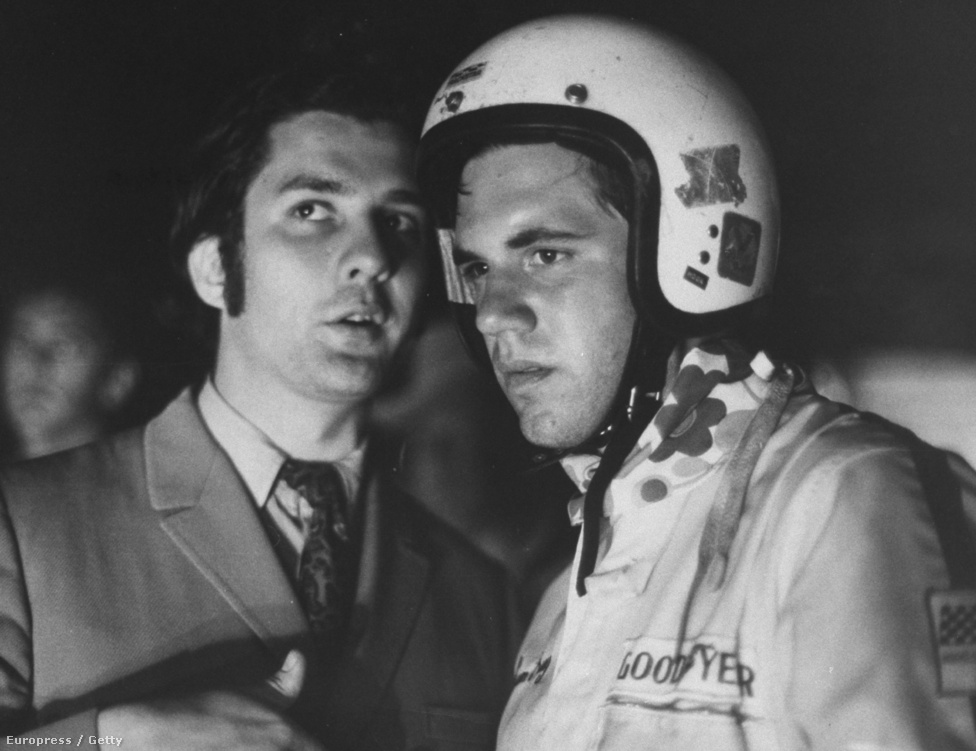 Sam Posey autóversenyző, 1969.