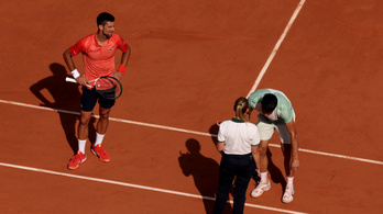 Két szett csoda után jött a dráma Djokovics és Alcaraz Roland Garros-elődöntőjén