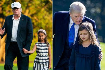 Donald Trump 13 éves lányunokája csillogó ruhában hercegnőként ragyogott: Arabellát ünnepelte családja