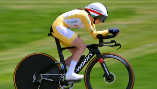 Sporttörténelem: Vas Kata Blanka sprintbefutót nyert a Giro d’Italián