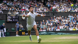 Djokovics szetthátrányból jutott elődöntőbe Wimbledonban