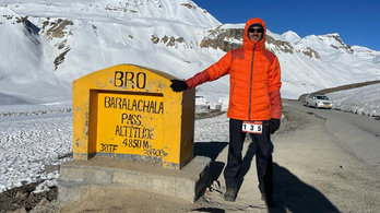 A magyar futó, aki 38 óra alatt 217 kilométert futott a Himalájában