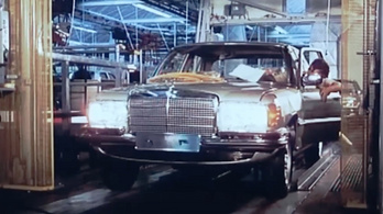 Így készült a Mercedes S osztály a 70-es években