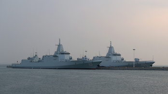 Rekordszámú kínai hadihajó jelent meg Tajvan körül
