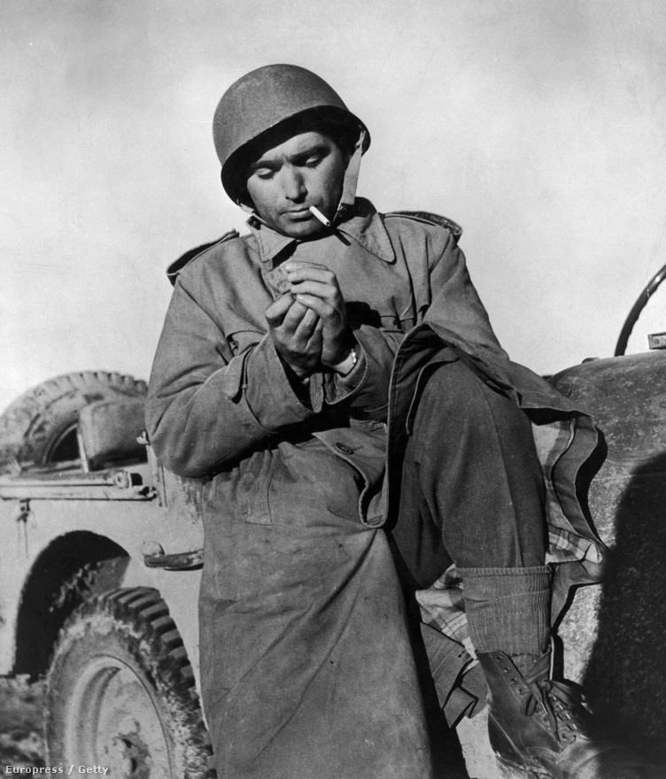 1942, szolgálatban a tunéziai fronton