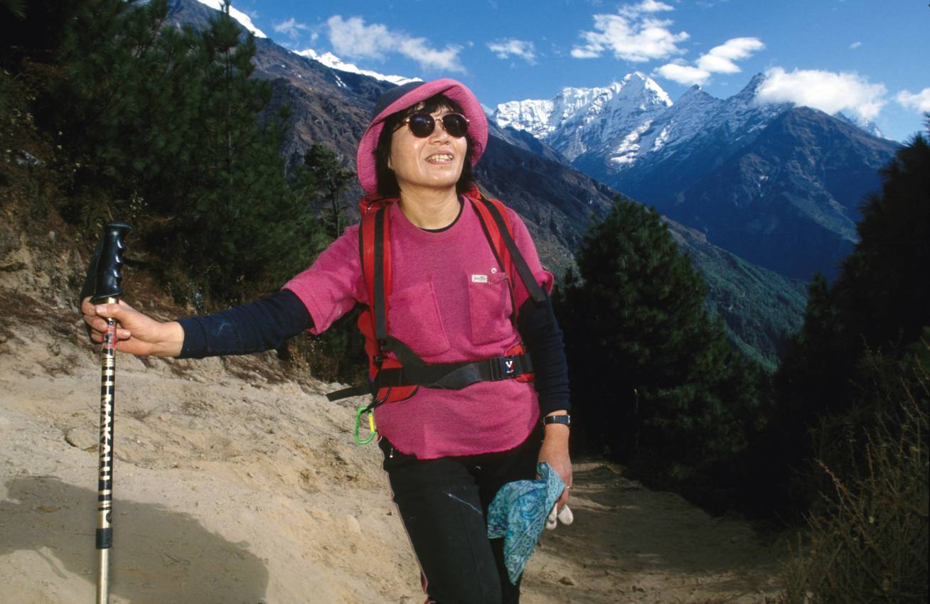 Junko Tabei, az első nő, aki megmászta a Mount Everestet