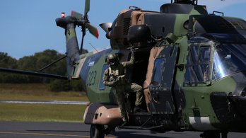 Lezuhant egy katonai helikopter Ausztráliában, négy ember eltűnt