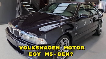 A BMW M5, amit a Volkswagen alakított W10-essé