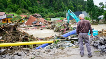 Ismeretlen eredetű fertőző betegség ütötte fel a fejét az árvíz sújtotta Szlovéniában