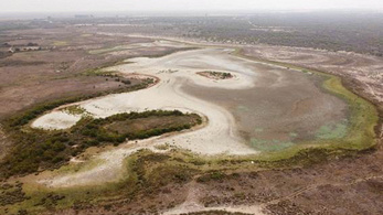 Eddig példátlan szárazság csapott le egy lagúnára Spanyolországban