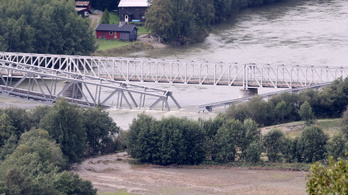 Összeomlott egy vasúti híd Norvégiában