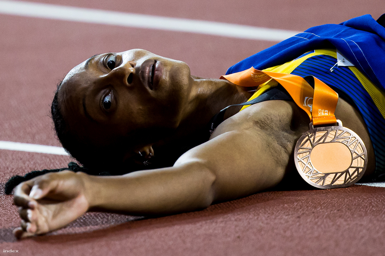 A női 400m-en bronzérmes barbadosi Sada Williams