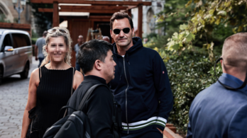 A Városligetben fotóztuk le Roger Federert