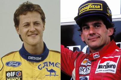 Michael Schumacher káromkodva küldte el Ayrton Sennát melegebb éghajlatra: fotó is készült a balhéjukról