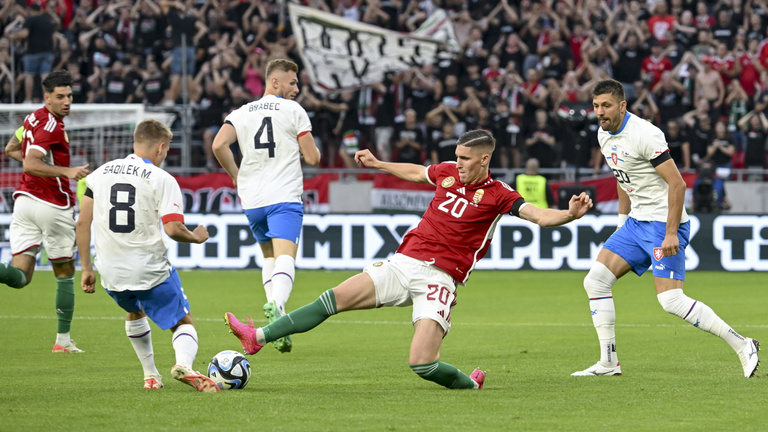 Védelmi hiba után egyenlített Csehország, döntetlent játszott a válogatott