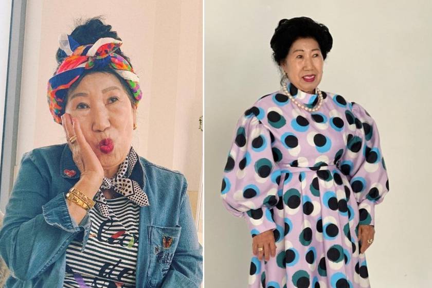 A 76 éves nő vagány szettjeit imádják a netezők: fantasztikusan ragyog az élénk ruhákban is
